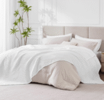 White Waffle Blanket B10