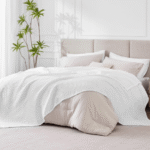 White Waffle Blanket B10