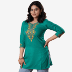 Rama Green Short Fancy Tops T4