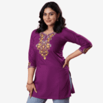 Purple Short Fancy Tops T2