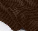 Marron Colour Waffle Blanket B3 - Image 2