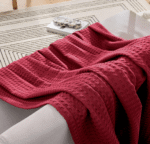 Red Woffel Blanket B18 - Image 2