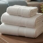 টেরি কাপড়ের টাওয়াল ৩ পিসের কম্বো- সাদা কালার