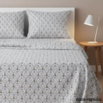 KING SIZE 100%COTTON BEDSHEET