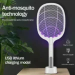 Rechargeable Automatic Mosquito Killer Bat (Weidasi WD-959) - Image 2