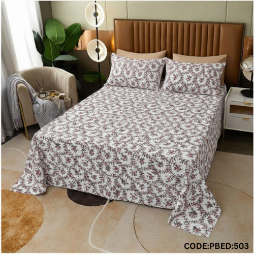 3 KING SIZE 100%COTTON BEDSHEET - Image 1