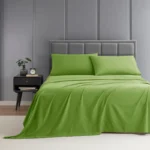 KING SIZE SOLID COLOUR 100%COTTON BEDSHEET