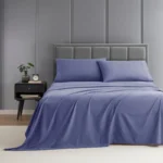 KING SIZE SOLID COLOUR 100%COTTON BEDSHEET