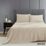KING SIZE SOLID COLOUR 100%COTTON BEDSHEET