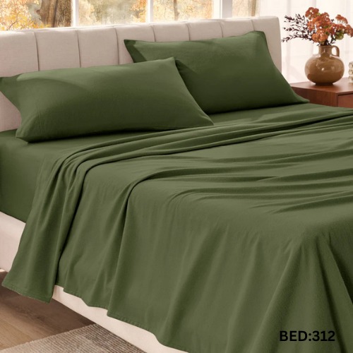 WhatsApp Image 2026-02-22 at 11.51.06 AM (2) KING SIZE SOLID COLOUR 100%COTTON BEDSHEET - Image 1