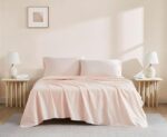 KING SIZE SOLID Light Pink COLOUR 100%COTTON BEDSHEET