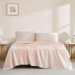 KING SIZE SOLID Light Pink COLOUR 100%COTTON BEDSHEET