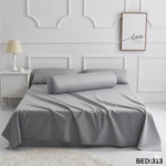 4pcs Set Solid Bedsheets 100% Cotton