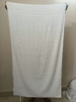 Towel & Bedsheets White Combo 100%Cotton - Image 3