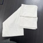 Towel & Bedsheets White Combo 100%Cotton - Image 2