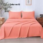 KING SIZE SOLID COLOUR 100% COTTON BEDSHEET (color no-12)
