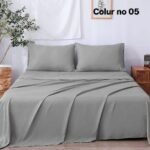 KING SIZE SOLID COLOUR 100% COTTON BEDSHEET (color no-5)