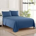 KING SIZE SOLID COLOUR 100% COTTON BEDSHEET (color no-10)