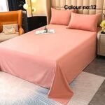 KING SIZE SOLID COLOUR 100% COTTON BEDSHEET (color no-12)