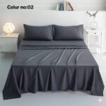 KING SIZE SOLID COLOUR 100% COTTON BEDSHEET (color no-2)