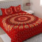KING SIZE  100% COTTON Print BEDSHEET (color no-3)