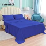 KING SIZE SOLID COLOUR 100% COTTON BEDSHEET (color no-3)