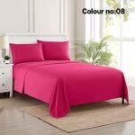 KING SIZE SOLID COLOUR 100% COTTON BEDSHEET (color no-8)