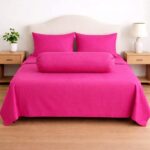 KING SIZE SOLID COLOUR 100% COTTON BEDSHEET (color no-509)