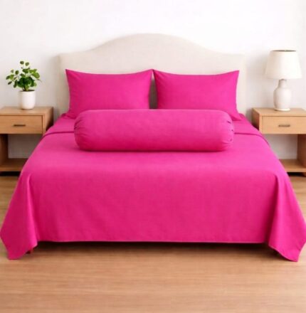 KING SIZE SOLID COLOUR 100% COTTON BEDSHEET (color no-509)