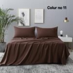 KING SIZE SOLID COLOUR 100% COTTON BEDSHEET (color no-11)