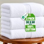 ৩ পিস টাওয়াল কম্বো সেট  VIP white color towel