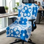 1 পিস  চেয়ার কভার টাওয়াল VIP Towel  Blue color