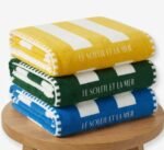 3 পিস  ভিআইপি  টাওয়াল VIP Towel Green . Blue ,Yellow color