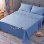 KING SIZE SOLID COLOUR 100% BEDSHEET (color no-25)