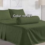 KING SIZE SOLID COLOUR 100% BEDSHEET (color no-521)