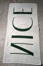 1 পিস  ভিআইপি  টাওয়াল Nice" প্রিন্ট ডিজাইন - Image 3