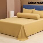 KING SIZE SOLID COLOUR 100% COTTON BEDSHEET (color no-531)