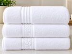 ৩ পিস টাওয়াল কম্বো সেট  VIP white color towel - Image 4