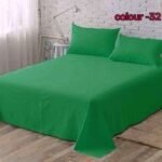 KING SIZE SOLID COLOUR 100% COTTON BEDSHEET (color no-32)