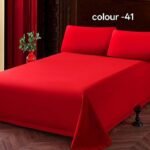 KING SIZE SOLID COLOUR 100% COTTON BEDSHEET (color no-41)