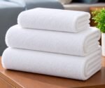 ৩ পিস ফ্রেশ  টাওয়াল  কম্ব সেট White  color