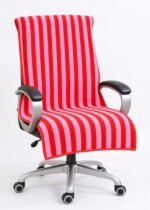 1 পিস  চেয়ার কভার টাওয়াল   Red color