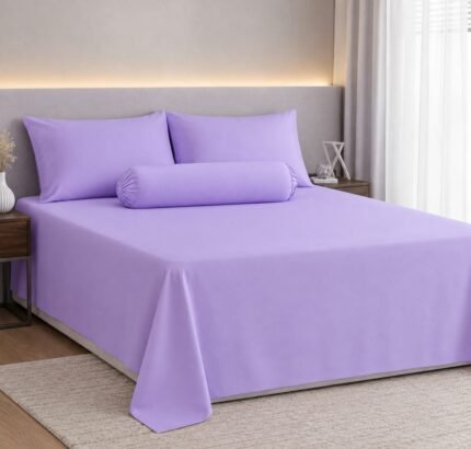 KING SIZE SOLID COLOUR 100% COTTON BEDSHEET (color no-542)