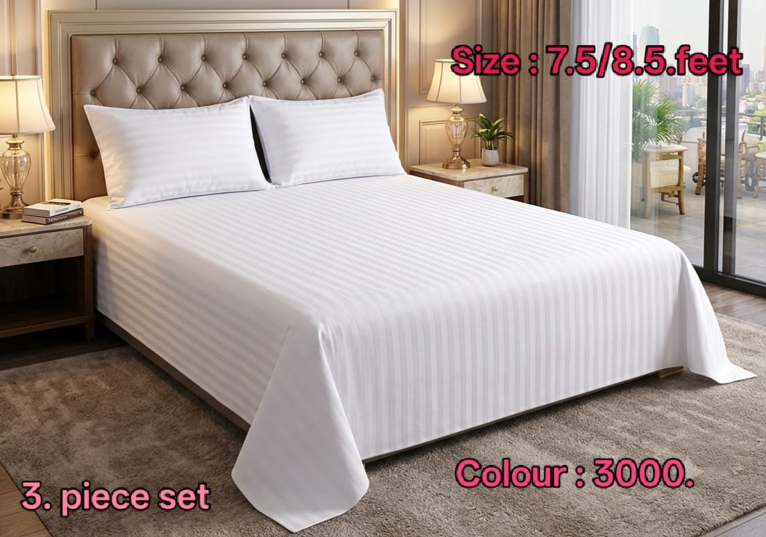 WhatsApp Image 2026-09-23 at 5.13.20 PM KING SIZE SOLID COLOUR BEDSHEET Code -3000 - Image 1