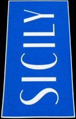 1 পিস  ভিআইপি  টাওয়াল  VIP Towel   Blue color Sicily print