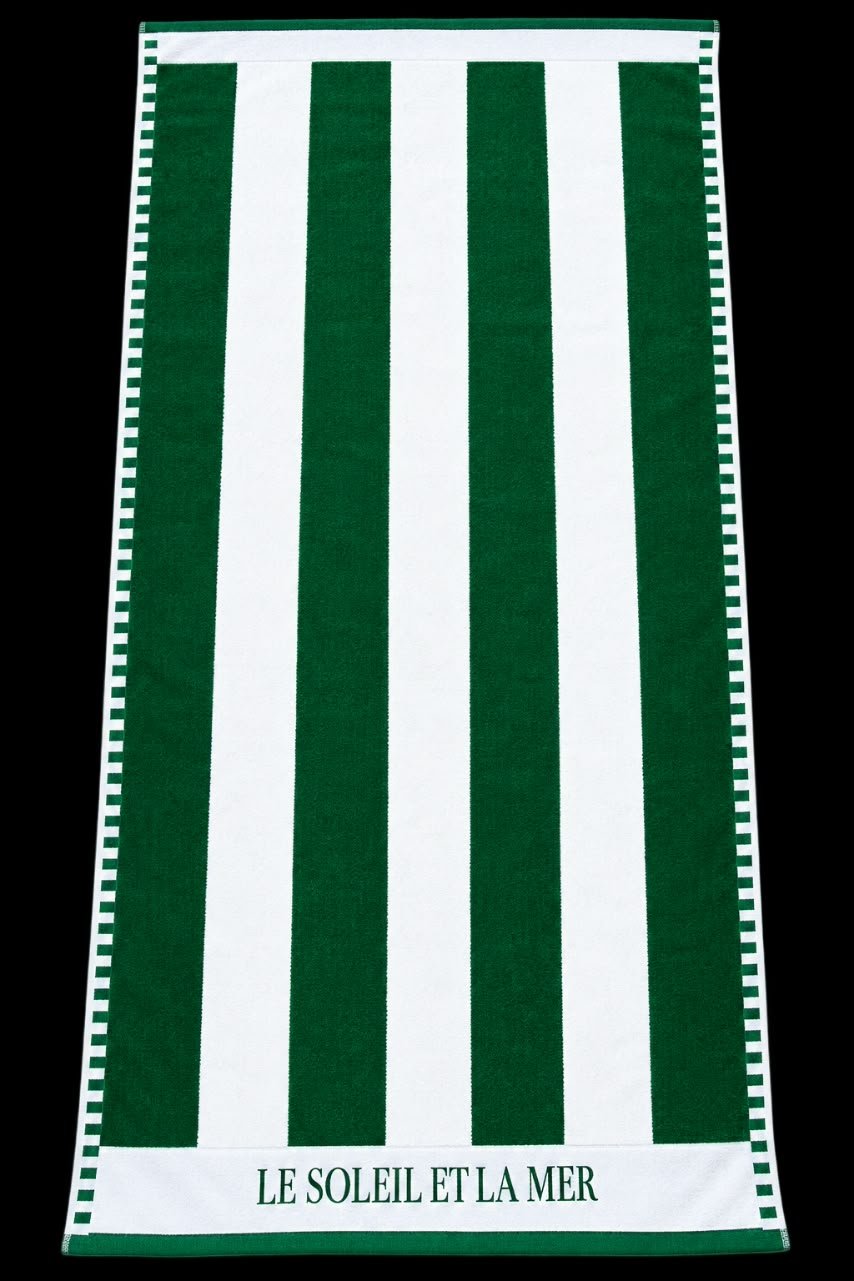 37 1 পিস ভিআইপি টাওয়াল VIP Towel green color - Image 1