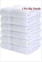 ৬ পিস  টাওয়াল  কম্ব সেট white color - Image 2
